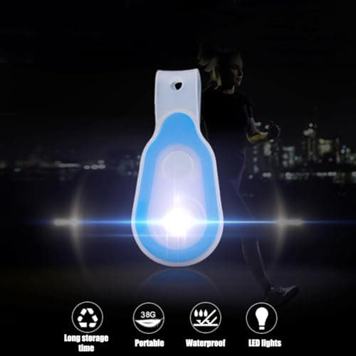Clip on Light for Night Shift, LED Magnetic Safety Torch for Runners, Hands Free Rechargeable Work Light for Nurses, Outdoor, Walking, Cycling (Pink) — view 4