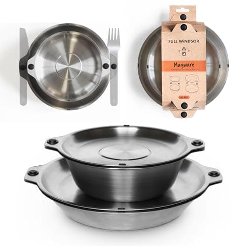 FULL WiNDSOR - MAGWARE - Magnetic Plates and Bowls Sets, Mess Kit
