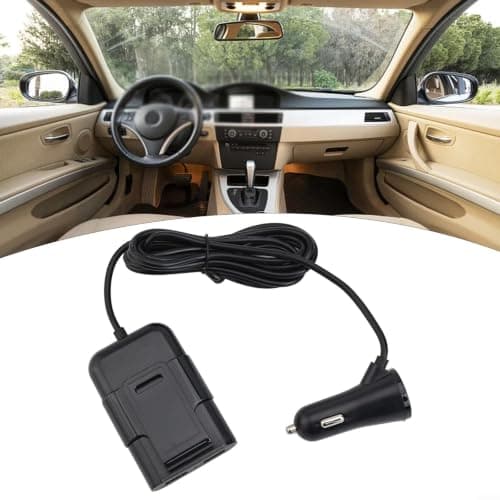 Family Travel Car Charger 5 USB Ports Long Cable — view 4