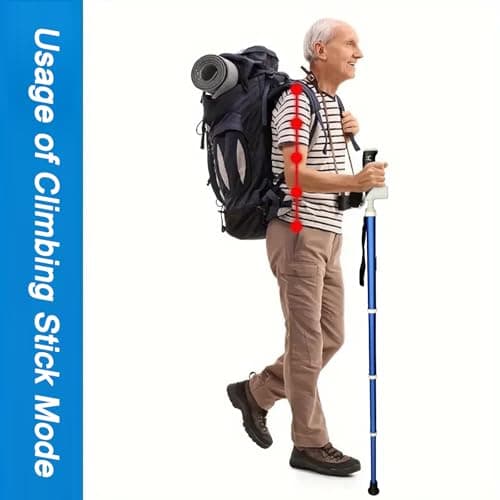 Nordic Walking Poles,Titanium Stick with Swivel Handle — view 2