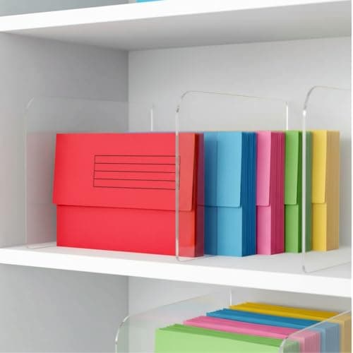 Foolscap Document Wallets 285gsm, Assorted Colours, Pack of 10 Folders (Assorted) — view 2