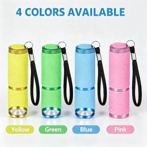 4 Pack Mini Battery Torches, Camping Essentials for Hiking & Outdoor Use — view 6