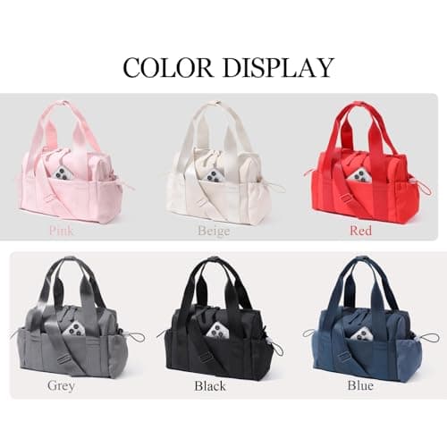 Bucosd Small Gym Bag for Women, Mini Crossbody Gym Duffle Bag with Wet Compartment, Carry on Gym Tote Bag for Workout Dance Sport Travel, Mini-Black, Mini, Fashion — view 6