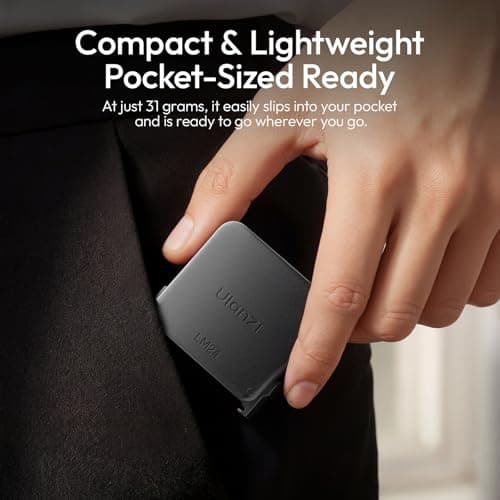 ULANZI LM24 Vlogging Light for DJI Osmo Nano/Osmo Action 6, Waterproof Magnetic Mini LED Action Camera Video Light Accessories, Quick Release Photography LED Fill Light for Vlog Selfie Video Recording — view 6