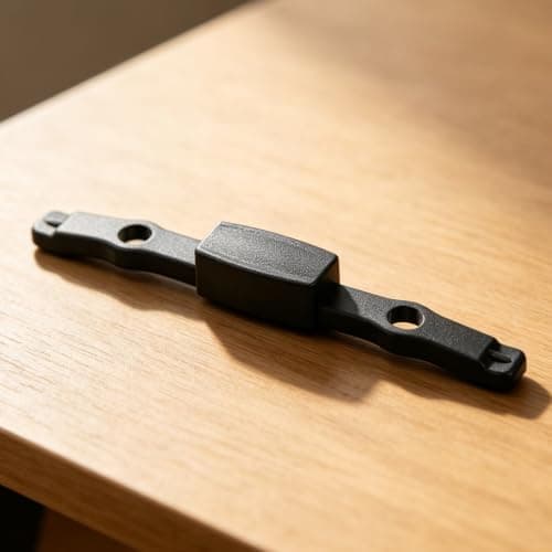 DEARMAMY Luggage Handle Release Button, No Tools Required Black for Suitcase Plastic, Smooth Rebound Telescopic Pull Rod Replacement Part, for Travel and Train Stations Suitcase Repair — view 5