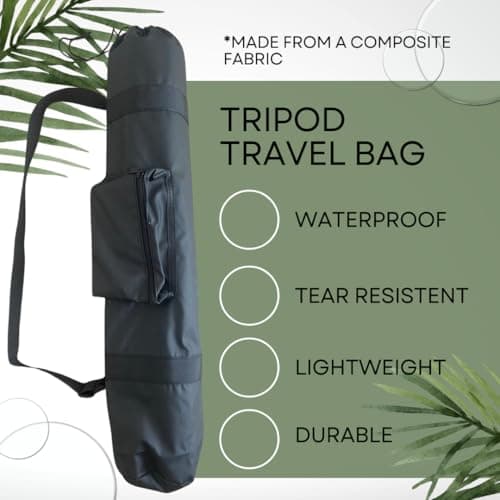 The OG Tripod Bag - Black Waterproof Bag (28.5 inches/ 72 cm) - Lightweight with Adjustable Longer Shoulder Strap, Durable Design - Great Carry case for tripods, Bars & Stands for All uses — view 2