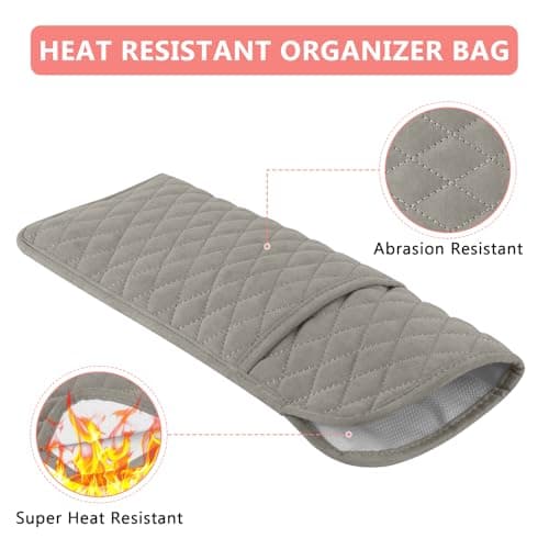 WRORUNER Heat Proof Hair Tools Organizer Cover Bag(13.8" x 5.5") — view 4