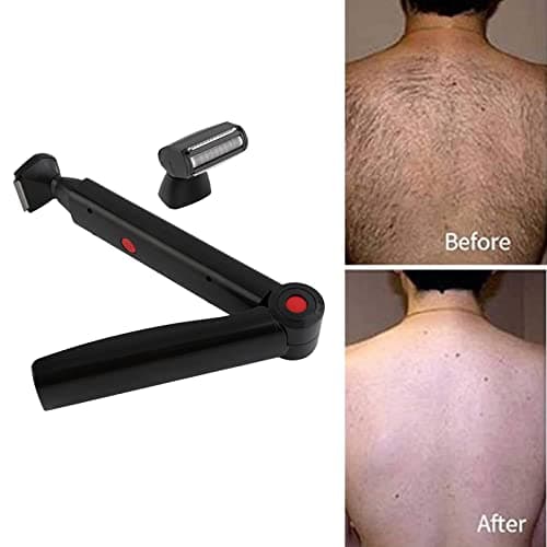 Foldable Back Hair Shaver Trimmer Painless Body Shaving Tool for Men — view 3