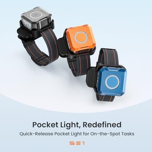 Sofirn SE1 Mini Keychain Flashlight, 300 Lumens EDC Flashlight with UV Light, RGB Ring, Magnet & USB-C, Rechargeable CNC Metal Body for Everyday Carry, Emergency, Camping & Outdoor — view 2