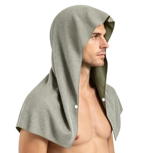 Cooling Hoodie Towel Soft Microfiber Quick Dry Hoodie