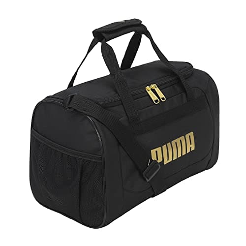 Puma Kids' Evercat Transformation Duffel Bag, Black/Gold, One Size — view 2