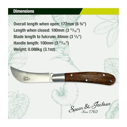 Spear & Jackson 7946KEW Kew Gardens Collection Folding Garden Knife — view 6
