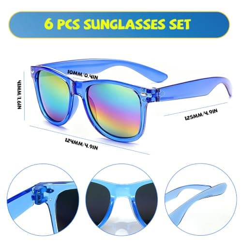 Gobiufy 3 Pair Kids Sunglasses Set Boys Sunglass Toddler Sunglasses — view 2
