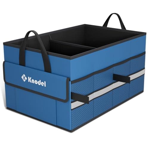 K KNODEL Car Boot Storage Organiser for SUV, Van, Truck (Small, Blue)