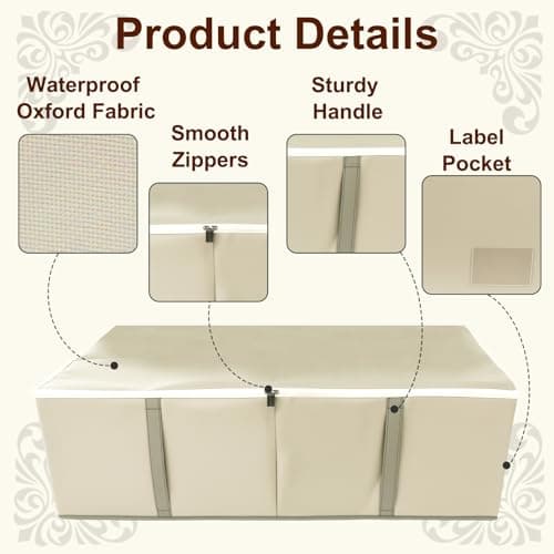 Wekuch Wedding Dress Storage Box – Large Wedding Dress Preservation Box 94L with Acid-Free Tissue Paper, Cedar Wood Blocks, White Gloves & Dust Bag for Bridal Gown Preservation (Gray) — view 2