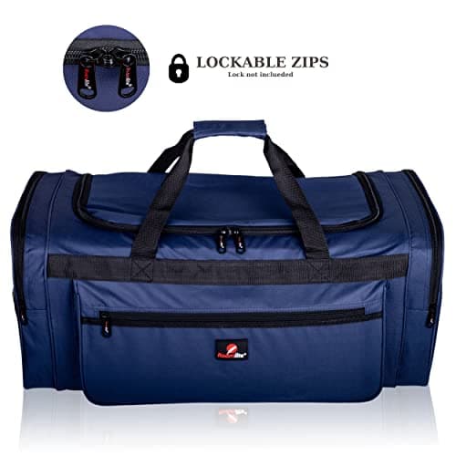 Roamlite Travel Duffle Holdalls - Weekend or Very Big Overnight Bag - Gym Sports Kit - 66x30x30 cm RL58N (Navy) — view 3
