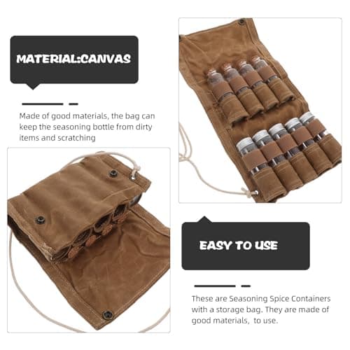 Travel Spice Containers Kit for Camping with Storage Bag — view 3