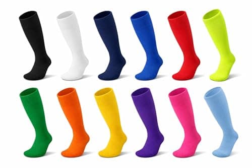 1STLY FITNESS Adults Knee High Football Rugby Hockey Socks - 1 Pair Green — view 5