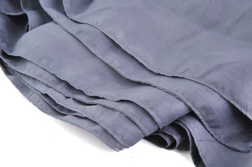 Marycrafts 100% Pure Mulberry Silk Single Sleeping Bag Liner Travel Sheet 83"x33" Silver — view 2