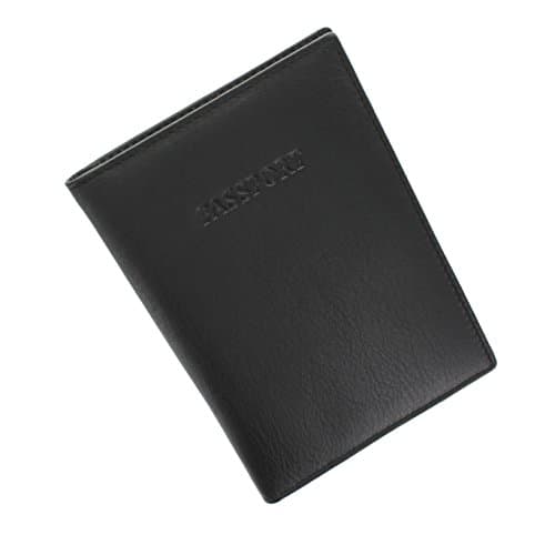 VISCONTI Polo Collection Leather Passport Holder RFID Blocking 2201 Black — view 2