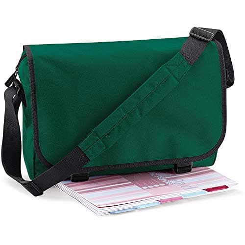 BagBase Messenger Bag, Graphite, One Size — view 4