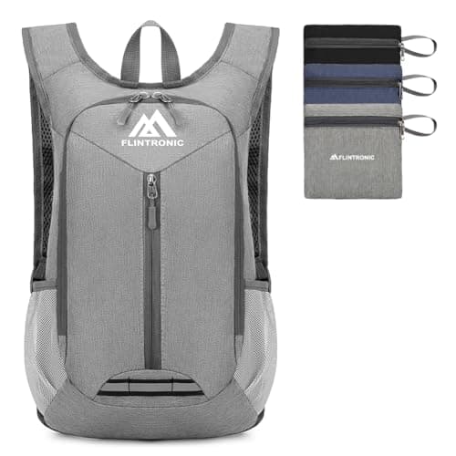 flintronic Foldable Backpack, Ultra Lightweight Rucksack, 16L Hiking Backpack, Unisex Packable Backpack For Men Women, Waterproof Travel Daypack For Outdoor Sport Biking Hiking Climbing
