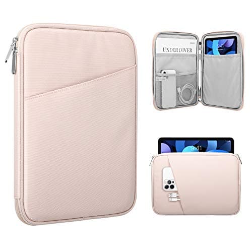TiMOVO 9-11" Tablet Sleeve Bag with Pocket, Pink
