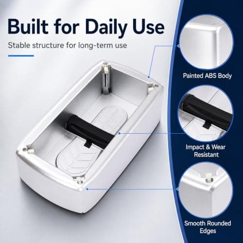 Automatic Shoe Cover Dispenser, Portable Shoe Cover Machine, Silver — view 5