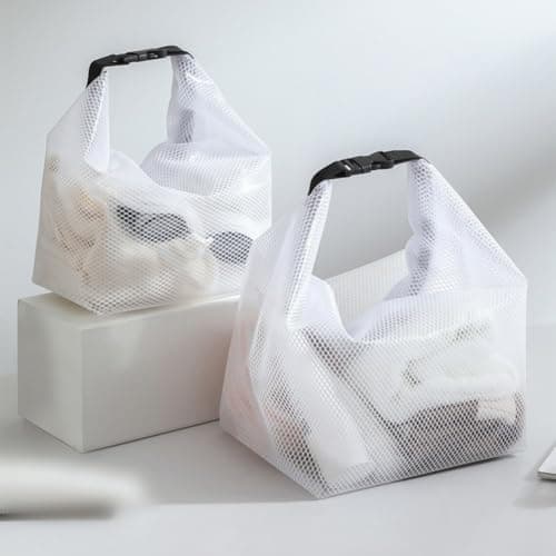 Large Capacity Waterproof Storage Bag For Swimming And Fitness, Separable Wet Dry Drawstring Pouch, Portable Lightweight Organizer For Travel, Gym, Beach, Outdoor(White Large) — view 3