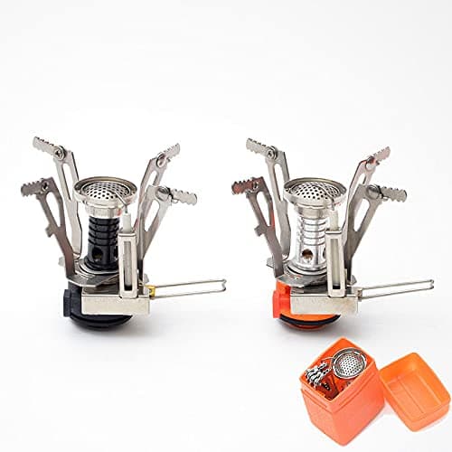 Tiardey Mini Folding Camping Stove Burner,Strong Firepower with Piezo Ignition,Stove for Outdoor Hiking Cooking — view 5