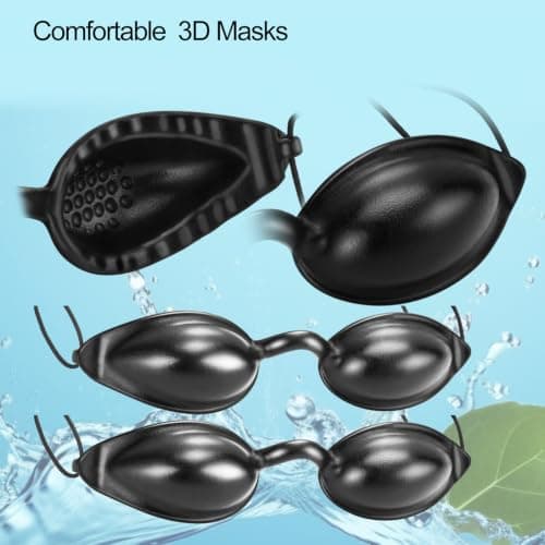 Cosycare HydraSleep 3D Moisture-Lock Sleep Mask (2-Pack) - CPAP Compatible Eye Shield for Dry Eyes Relief, 100% Blackout Nighttime Eye Cover for Air Leaks, Drafts, and Sleep Comfort — view 2