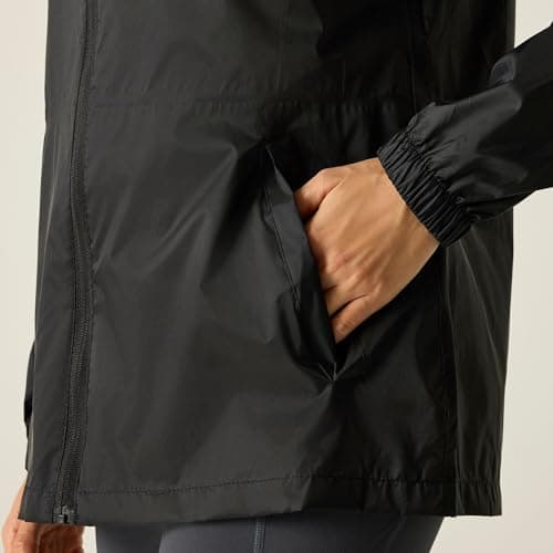 Regatta Women's Pack It III Waterproof Shell Jacket, Black, 10 UK — view 5