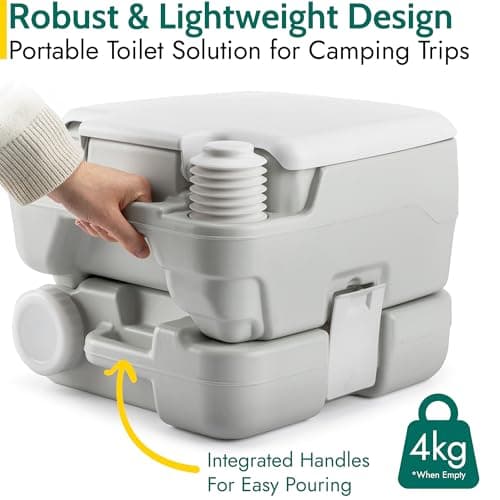 Trail Portable Camping Toilet, 10L Waste Tank — view 6