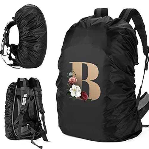Waterproof Backpack Rain Cover, Rucksack Cover Waterproof Snowproof Backpack Rain Cover for for Hiking, Camping, Traveling, Outdoor Activities (gold B, 70L) — view 3