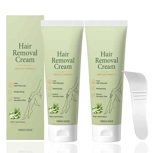 Lumivona Natural Gentle Hair Removal Cream, Lumivona Hair Removal Cream for All Women & Men, HairRemoval Cream for Arms, Legs, Underarms, Hydrating Formula, Suitable for Sensitive Skin (2PC)