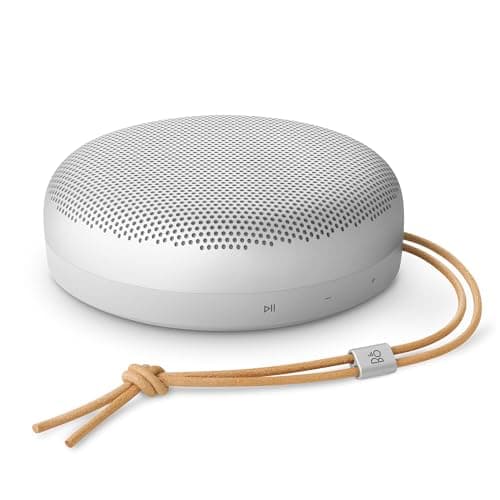 Bang & Olufsen Beosound A1 (3rd gen) Portable Compact Wireless Bluetooth Speaker, Waterproof (IP67), C2C certified, up to 24 hours playtime and 3 Microphones for clear voice calls - Natural Aluminium