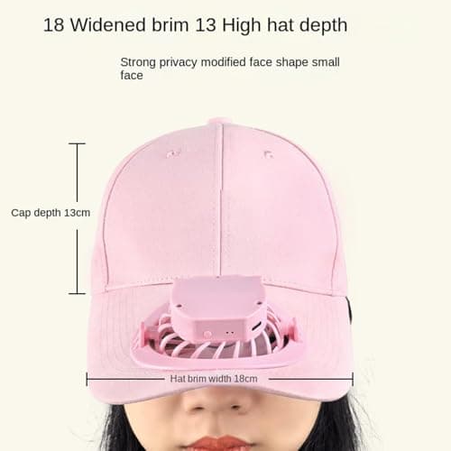 Sun Hat with Fan Detachable Digital Display USB Rechargeable Protection — view 4