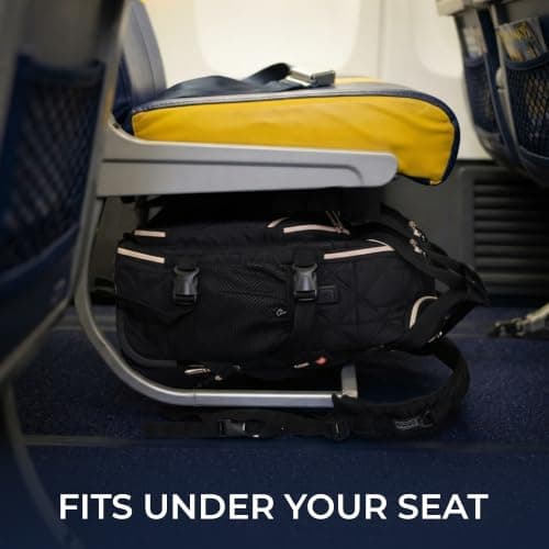 Aerolite 40x20x25cm Ryanair Quilted Trolley Backpack, 2 Wheels & USB — view 6