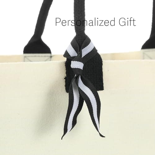 HODREU Grandma Gifts Canvas Tote Bag Birthday Gifts for Grandma Waterproof Beach Bag Appreciation Gifts for Women Grandmother, White401, L — view 6