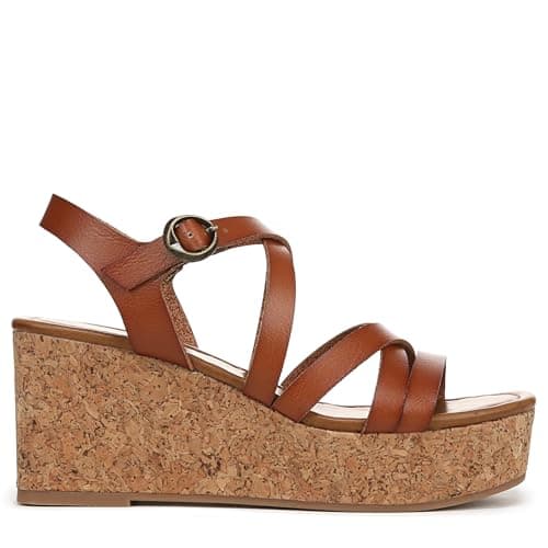 Blowfish Malibu Women's Aurora Wedge Sandal, Scotch Brown Faux Leather, Medium Fit, UK 6 — view 3