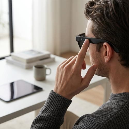 Plyisty Bluetooth Glasses, AI Translation with Over 100 Languages & Smart Flashlight for Travel, Meeting, Night Cycling — view 6