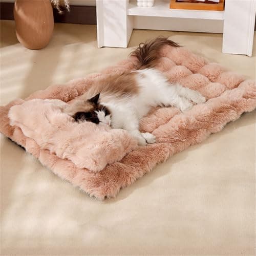 All Season Extra Thick Dog Bed Mat Soft Plush Cushion Non-Slip Indoor Outdoor Use Cozy Indoor Dog Bed — view 6