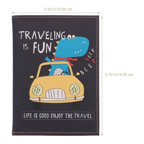 PLAFOPE Cards Credit Case and Passport Organizer Simple Design Pu Travel Document Cover for Boys in Professional Occasions — view 2