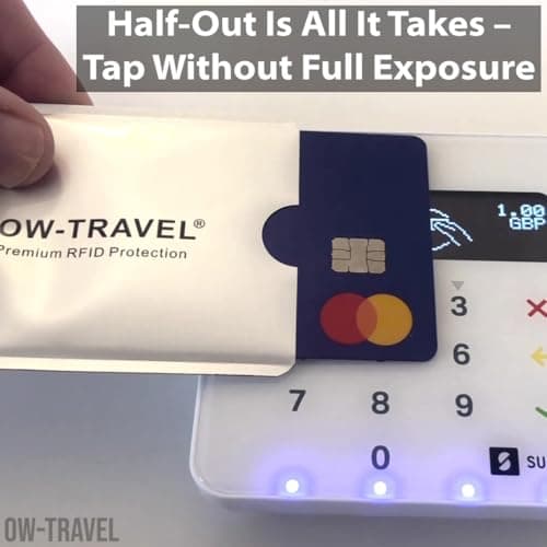 OW-Travel RFID Card Holder Bank Card Protector Sleeves TUV Certified 10 Pcs — view 5