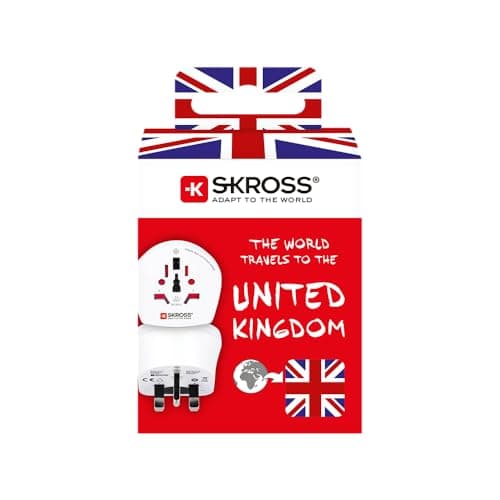SKROSS 1500220 Country Travel Adapter - World to UK - White — view 4