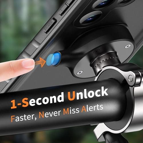 Cozycase IP68 TOP Waterproof Bike Phone Holder For Samsung Galaxy S25 Ultra — view 4