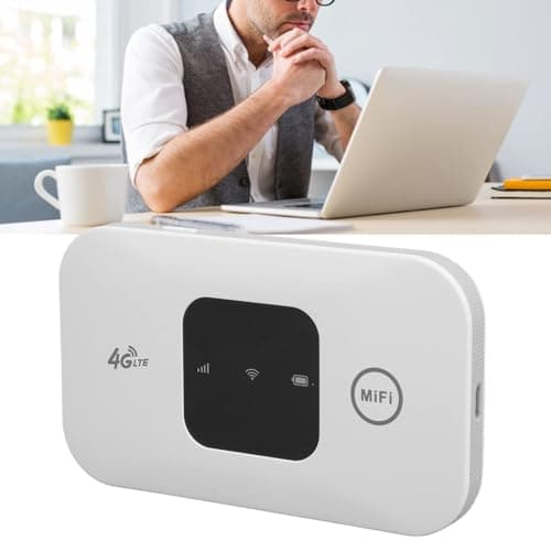 Portable WiFi Travel Router for Travel - 4G/5G Mobile WiFi Portable Hotspot Router with SIM Card Slot,Pocket-Sized MiFi Modem for Travel & Remote Work,4G LTE Mobile WiFi Hotspot for Outdoor (E) — view 3