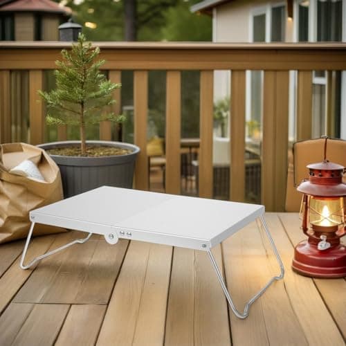 2pcs Portable Folding Mini Camping Table, Ultralight Aluminum Alloy — view 6