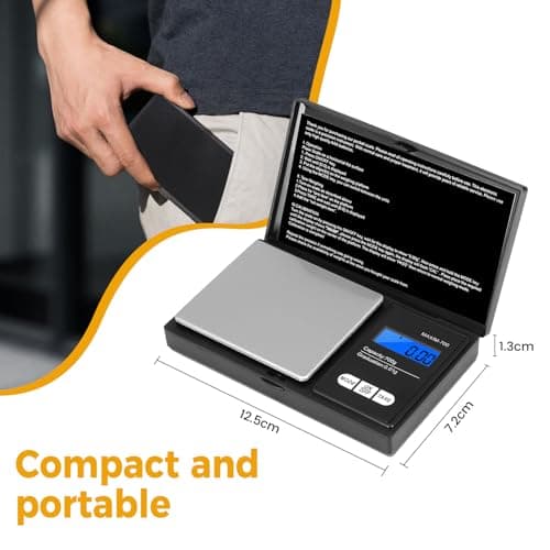 Oderra 700g x 0.01g Precision Mini Scale Portable LCD — view 3