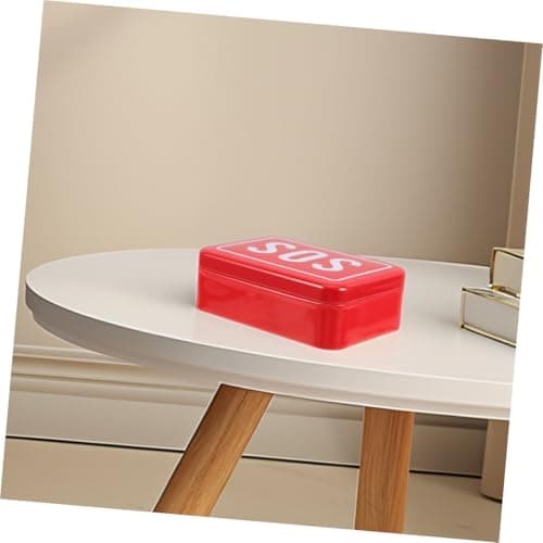 MAGICLULU 2pcs Metal Survival Box Compact Shockproof Medicine Storage Organizer with Emergency Markings for Camping Hiking Travel Outdoor Safety Kit — view 5